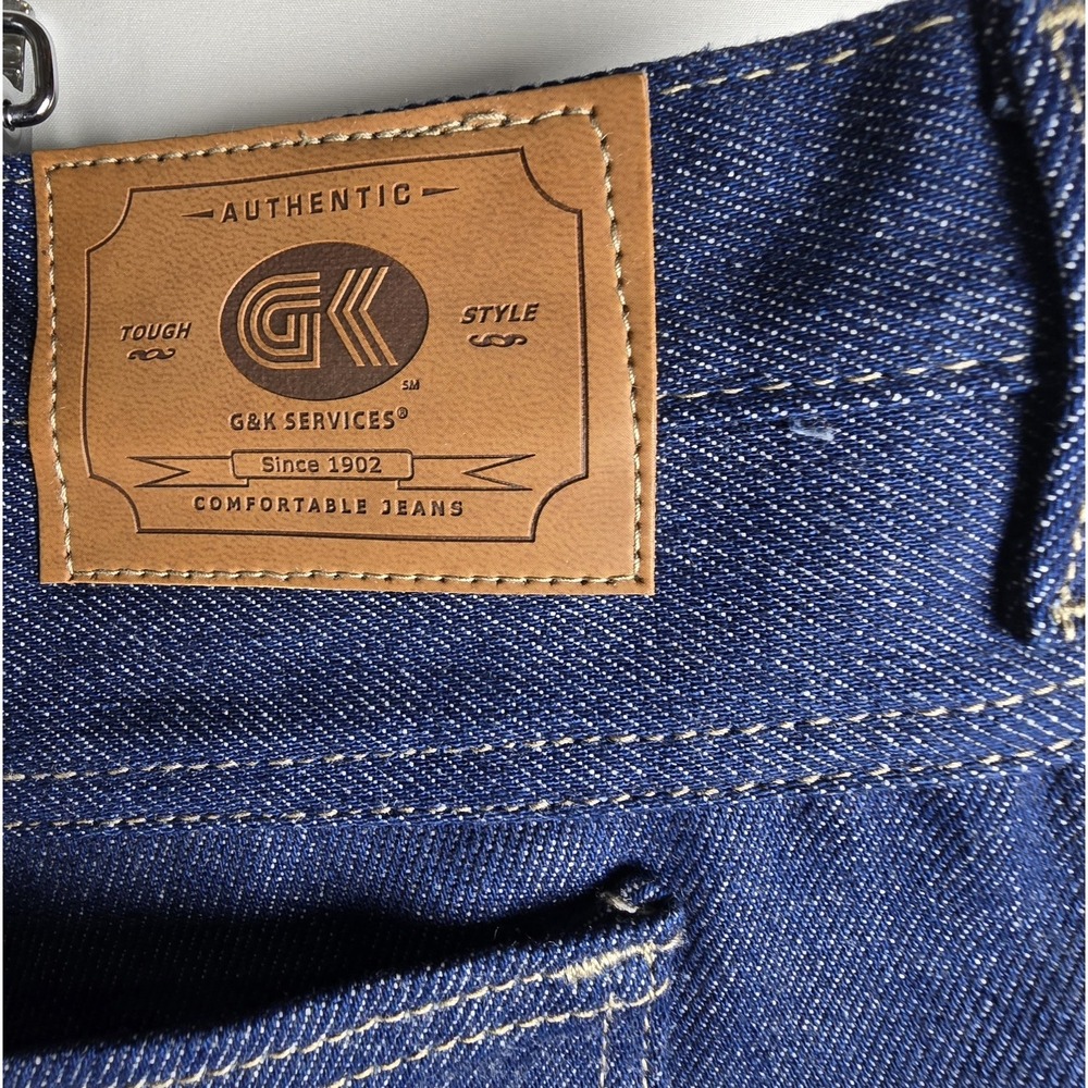 G&K Services‎ FR Jeans Mens 44x34 Flame Resistant Work Cat 2 - Picture 4 of 9